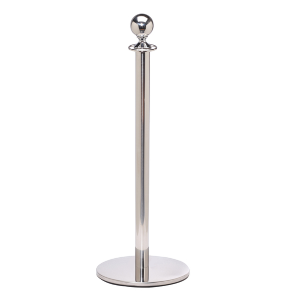 Queue Solutions Elegance 451, Ball Top, Profile Base, Polished Stainless ELB451-PS